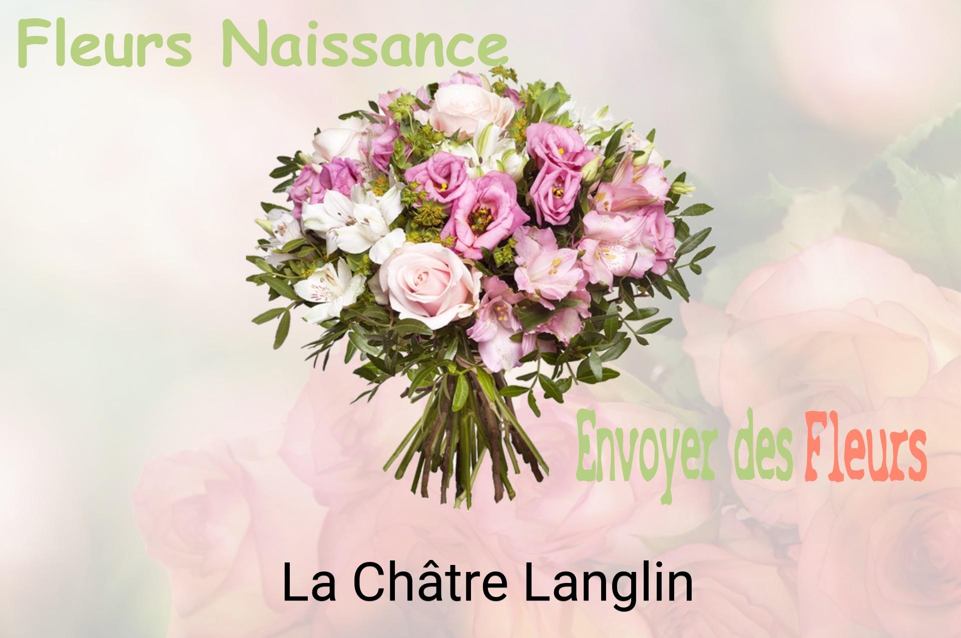 Bouquet de fleurs de naissance livré à La Châtre-Langlin